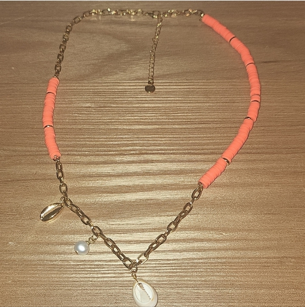 NEW INVICTA MAYAMAR Beachy Heishi Bead Charm Choker Necklace - Picture 6 of 11